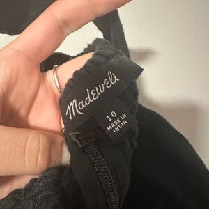 Madewell Classic Black Jumpsuit